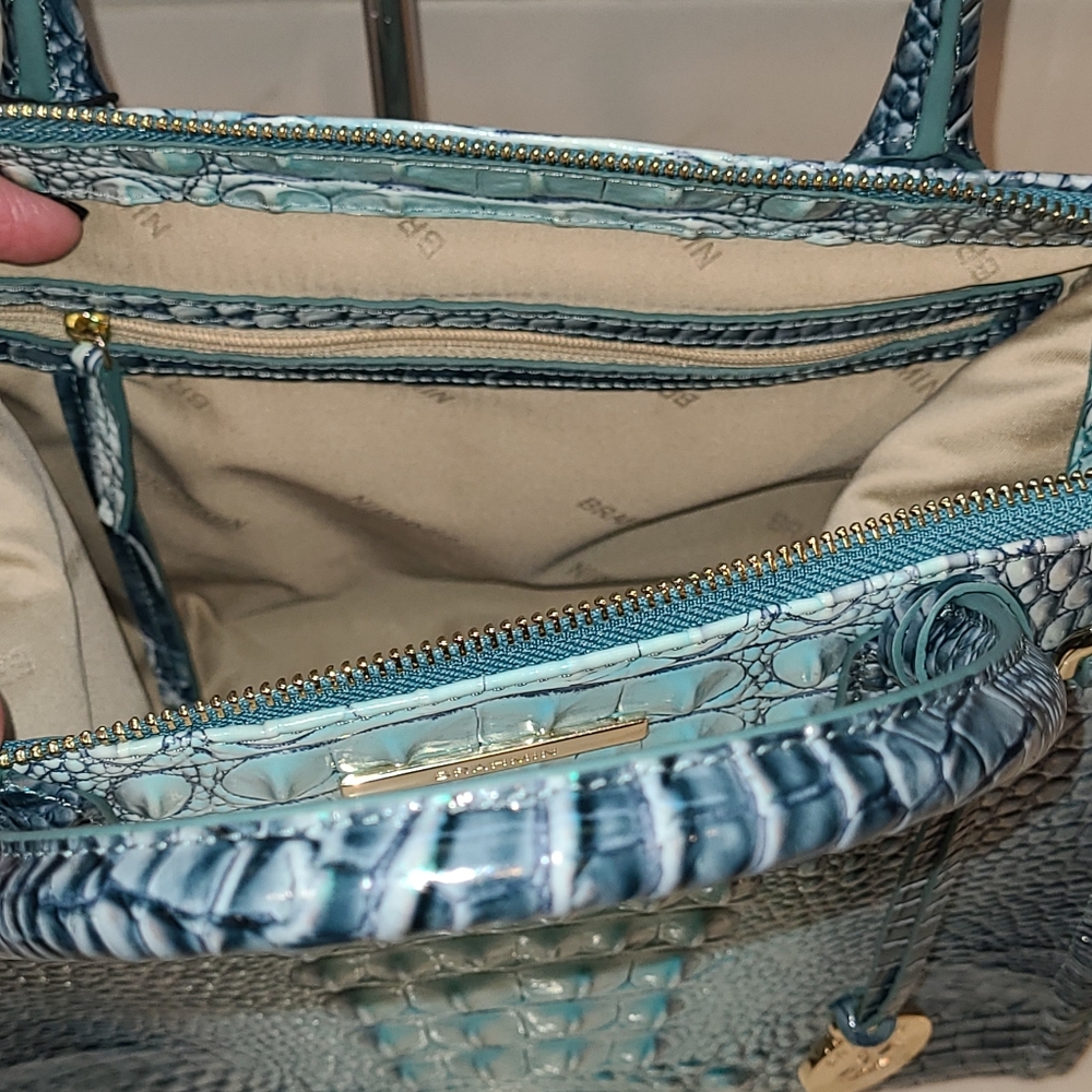 NWT Brahmin Small Caroline Spearmint Ombre Melbourne - Picture 12 of 14
